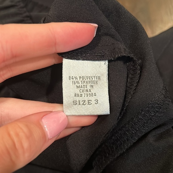 Zenergy by Chico’s Women’s Black Pants Size 3 - Picture 4 of 4